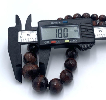 Vintage Set Jay King DTR Sterling Silver Tiger’s Eye Faceted Necklace & Earrings