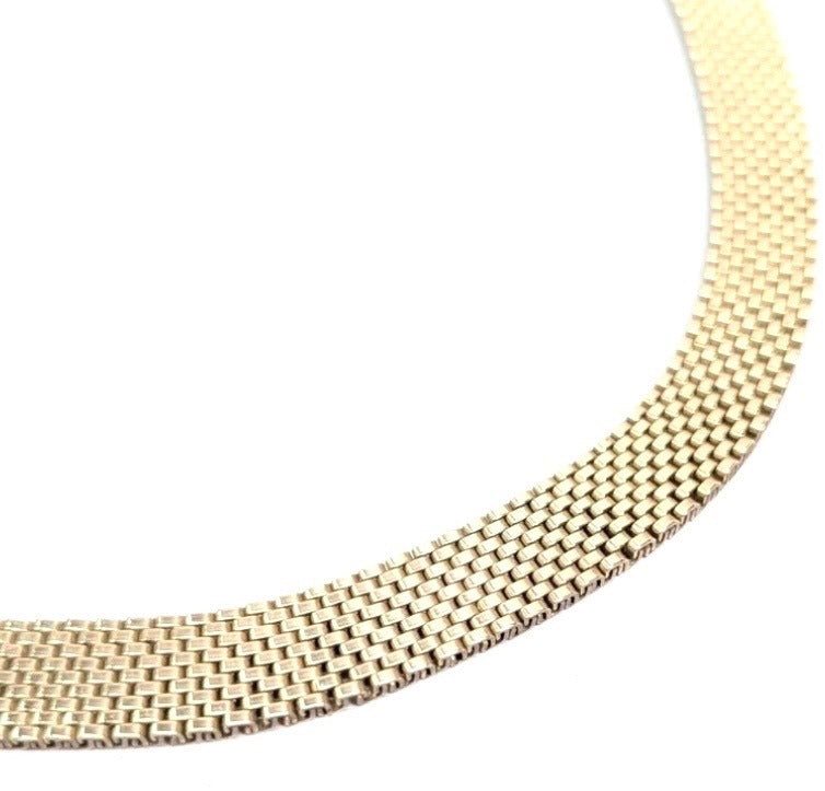 Vintage Nanasi 1/20 12K Gold Filled Mesh Collar Necklace