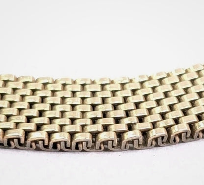 Vintage Nanasi 1/20 12K Gold Filled Mesh Collar Necklace