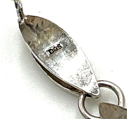 DGS Sterling Silver Geometric Articulated Drop Earrings