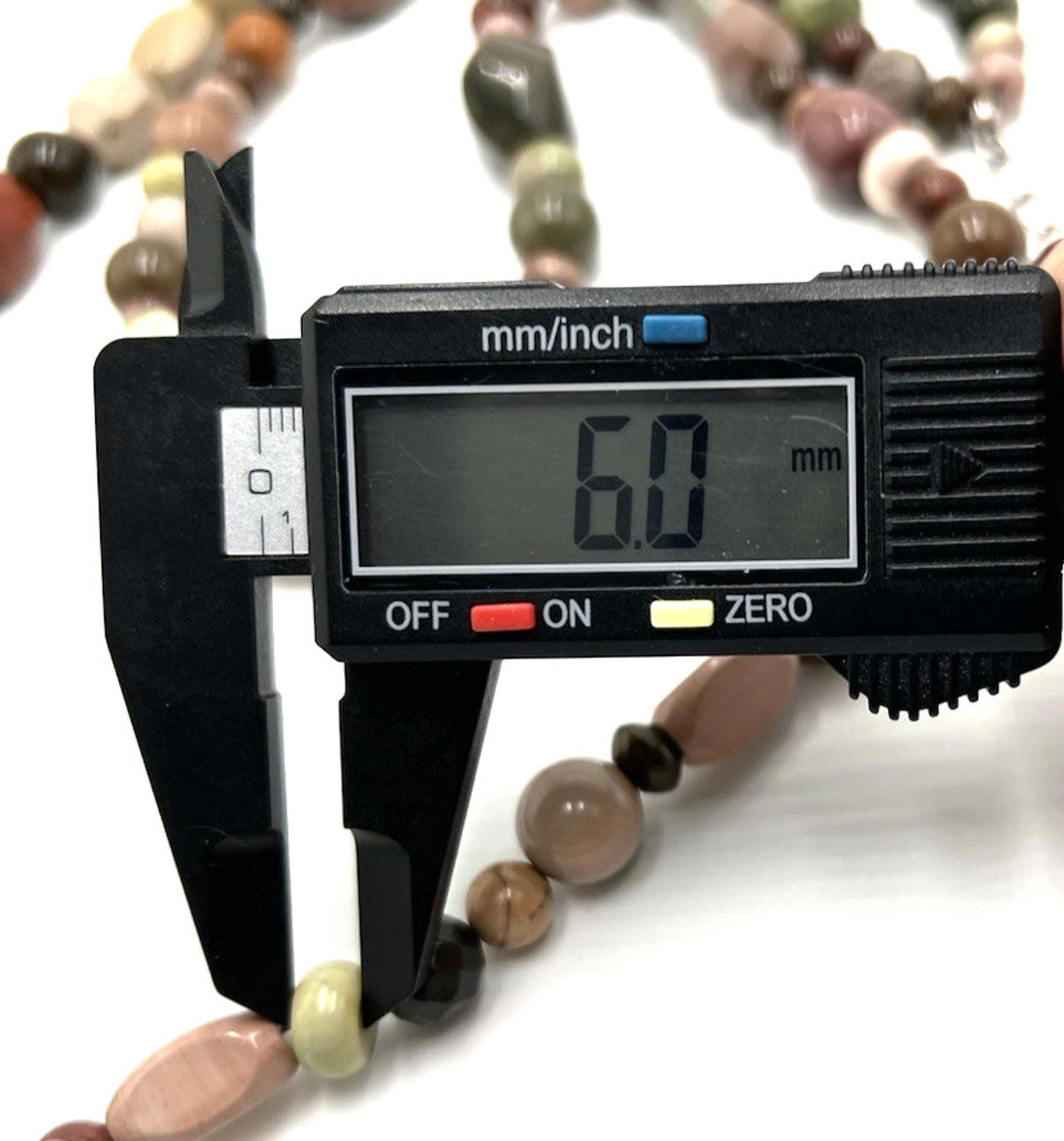 Mine Finds Jay King DTR Multi Color  Two Strand Jasper Sterling Silver Necklace