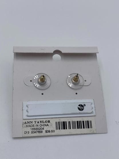 Ann Taylor Stretch Enamel Flower Bracelet Earrings Ring Set