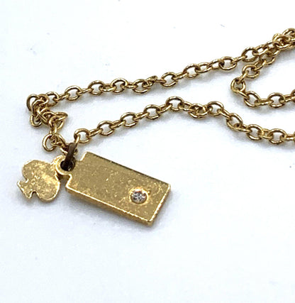 Kate Spade Bijoux Scatter Necklace Gold Tone Faceted Pink Rhinestone Faux Pearl