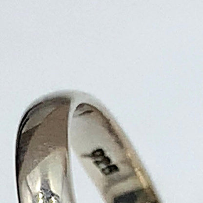 New Old Stock Vintage Native American Large Labradorite Sterling Silver Ring