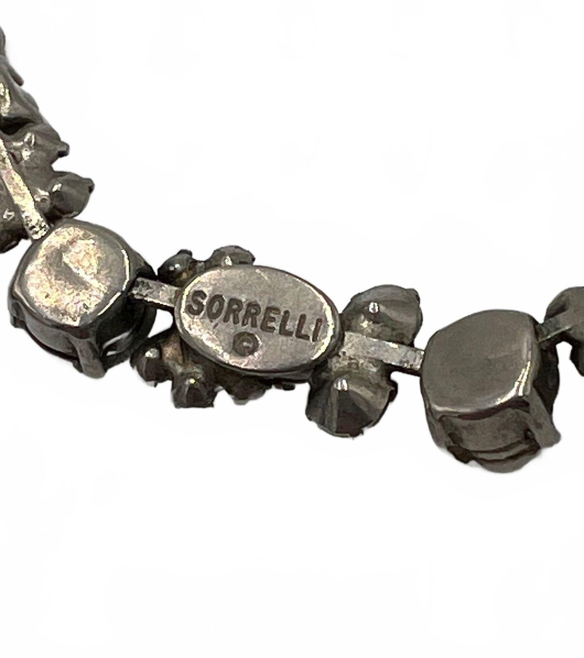 Sorrelli White Swarovski Crystal Aurora Borealis Necklace