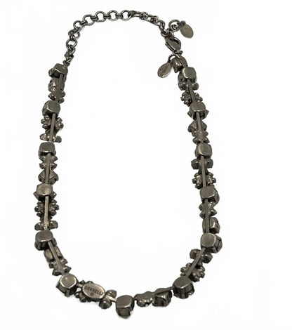 Sorrelli White Swarovski Crystal Aurora Borealis Necklace